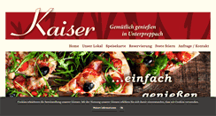 Desktop Screenshot of kaiser-unterpreppach.de